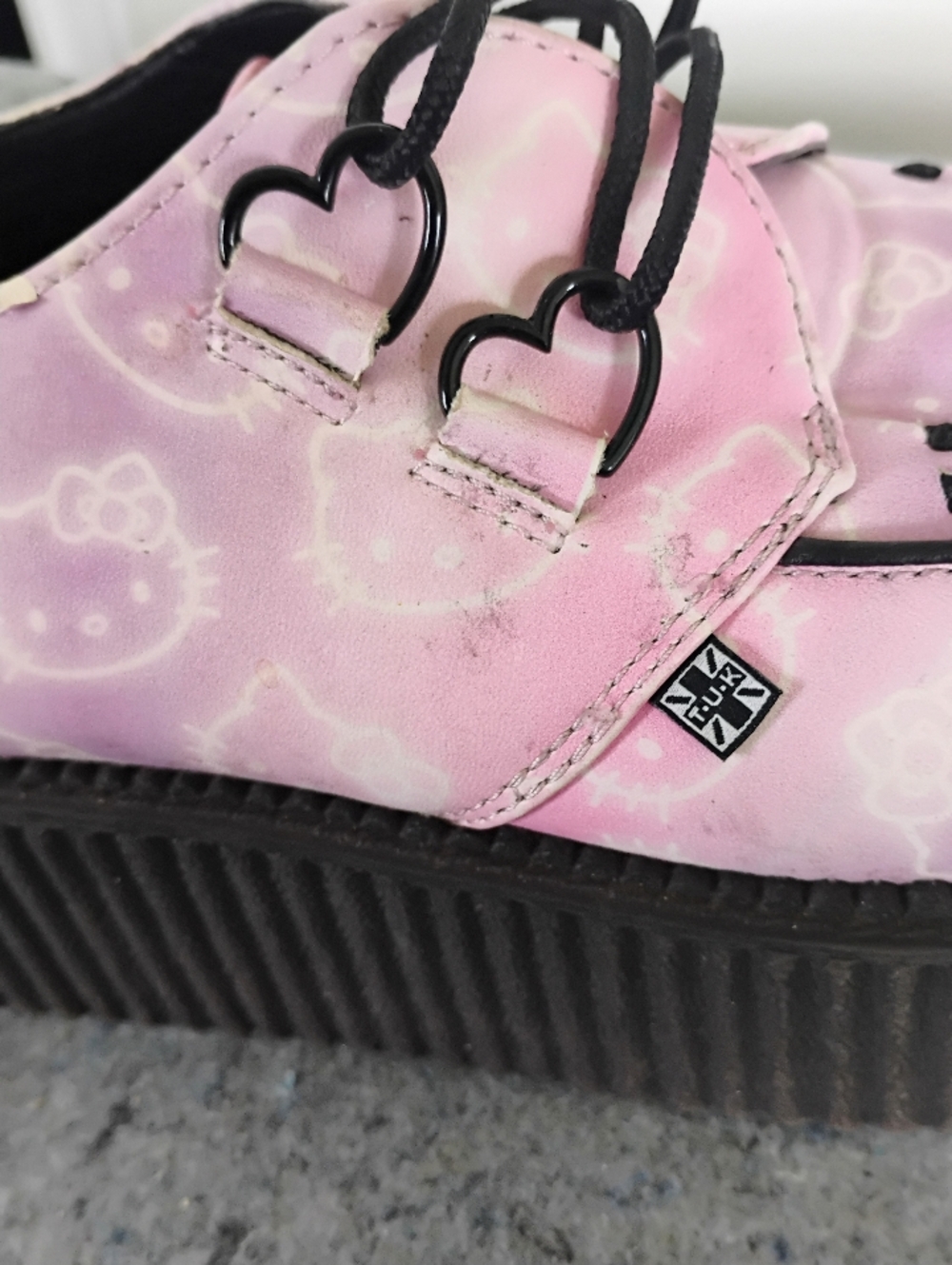 T.U.K. Hello Kitty Platform Creepers - Picture 7 of 7